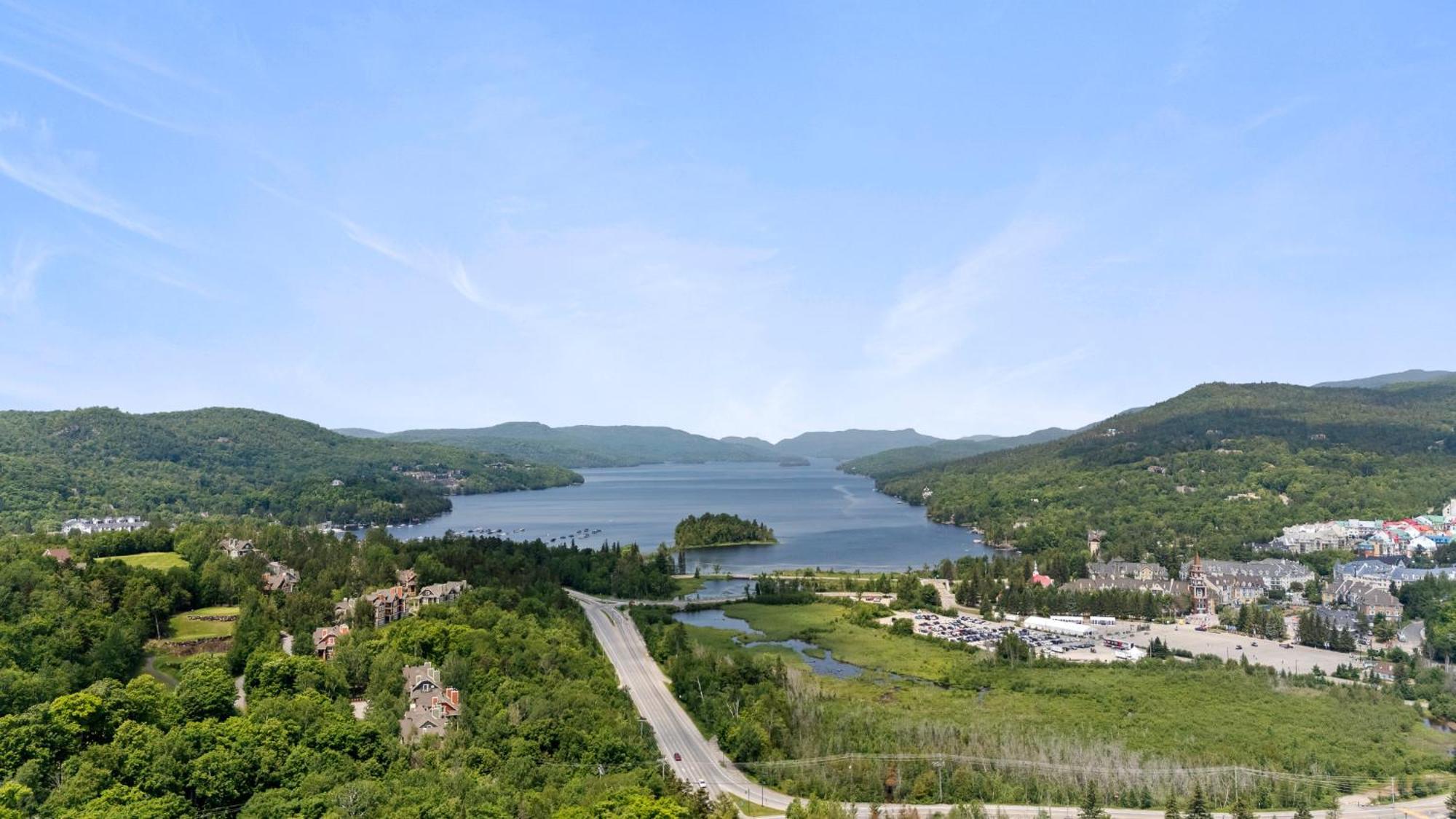 Les Eaux - 2Bdrs W Pool & Hot Tub Near Village Mont-Tremblant Exteriör bild